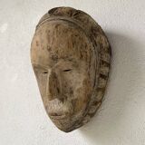 Pair of African Fang and Punu masks from Gabon