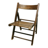 Folding wooden children's chair