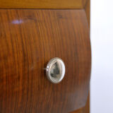Art Deco chest of drawers in walnut veneer, circa 1930