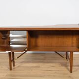 Bureau vintage Boomerang en teck par Peter Løvig Nielsen, Danemark, 1970