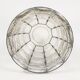 Mid-century iron & clear glass ceiling lamp/pendant from limburg, germany, 1960s