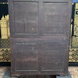 Library - English mahogany display cabinet