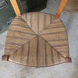 Low chair with high back, called nourishment period 1900, Art Nouveau