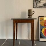 Old zinc tray farm table