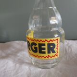 Vintage berger glass carafe & plastic pitcher