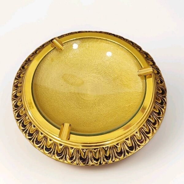 Cendrier bronze et verre Lumi Italie