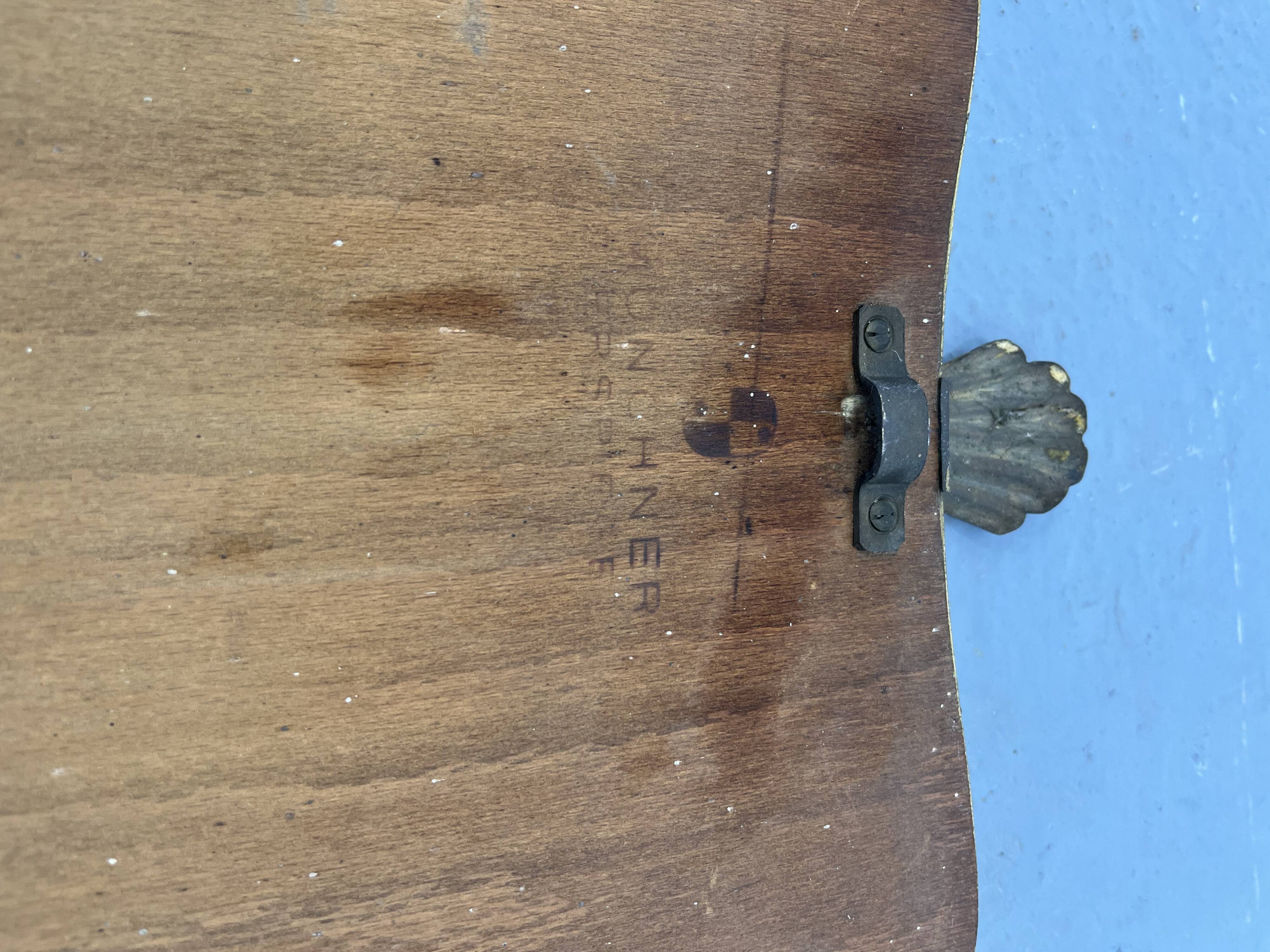 Mid-century gold mirror, 1960s