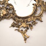 Miroir à cornes d'abondance, style Louis XV