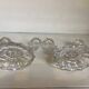 Pair of two-light Art Deco candlesticks