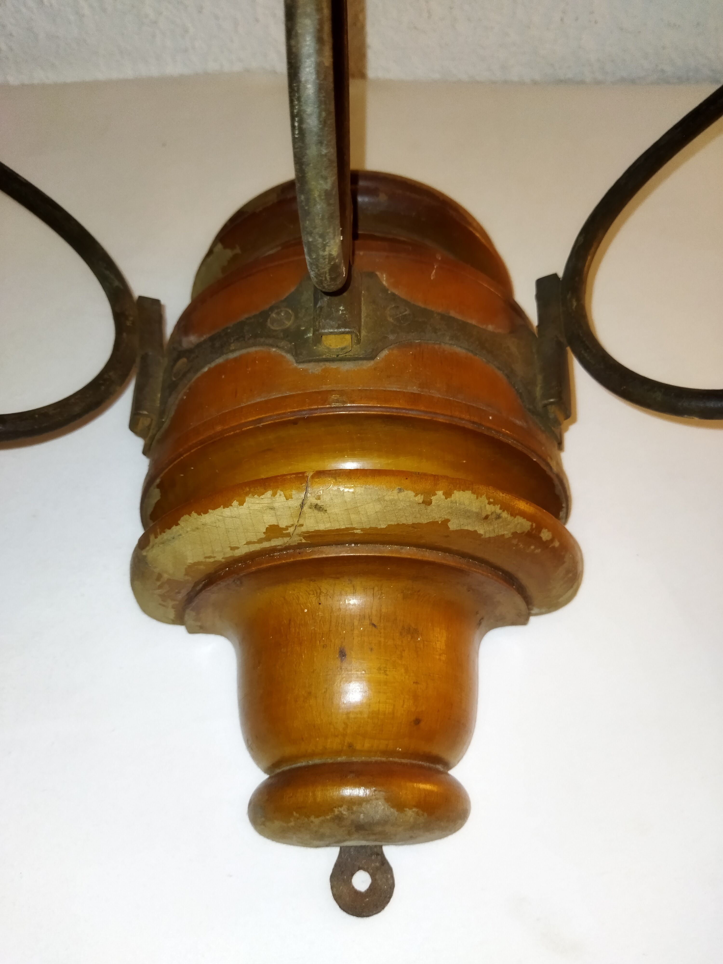 Old bistro wall coat rack