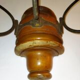Old bistro wall coat rack