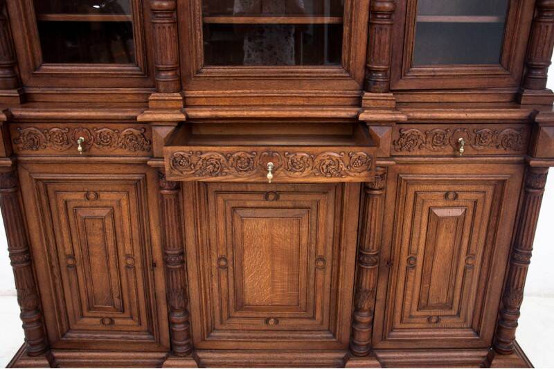 Library, France, around 1890.