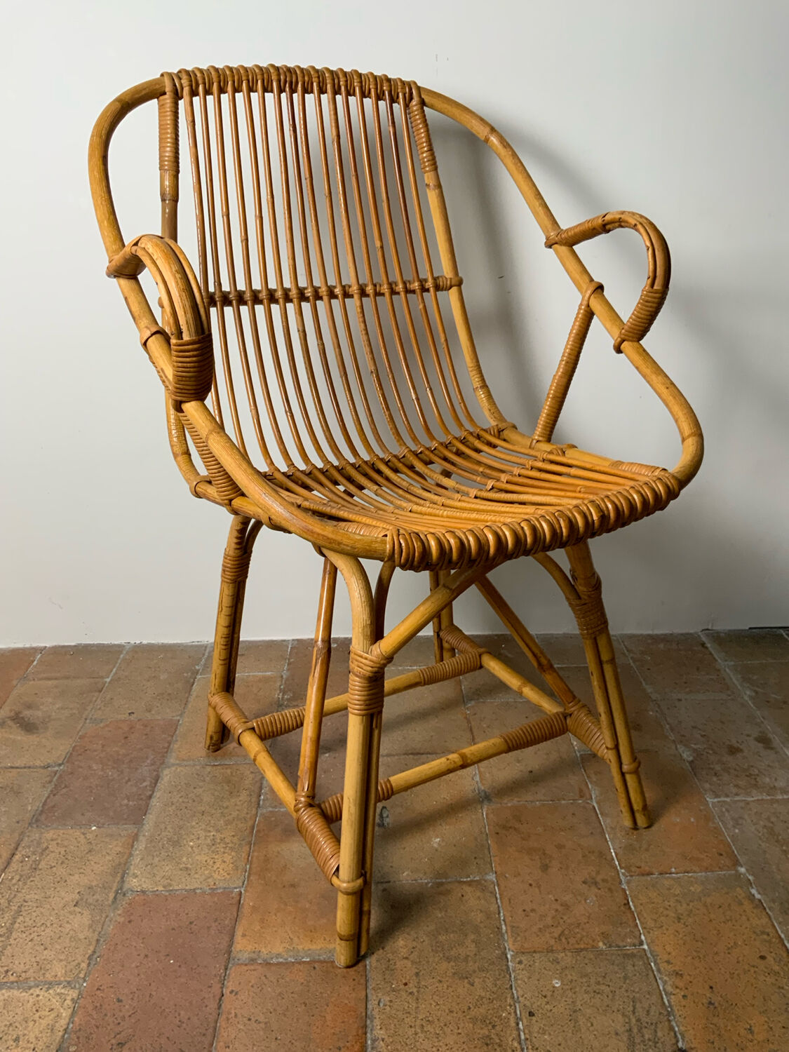 Vintage rattan chair