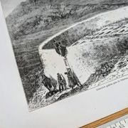 Cimetière guèbre près de Téhéran, Iran. Imprimée en 1866.