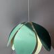 Suspension vintage fleur de lotus verte, 12 pétales