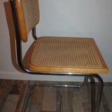 Lot of 4 chairs Marcel Breuer Cesca B32