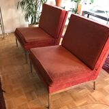 Paire de chauffeuses 65 de Florence Knoll