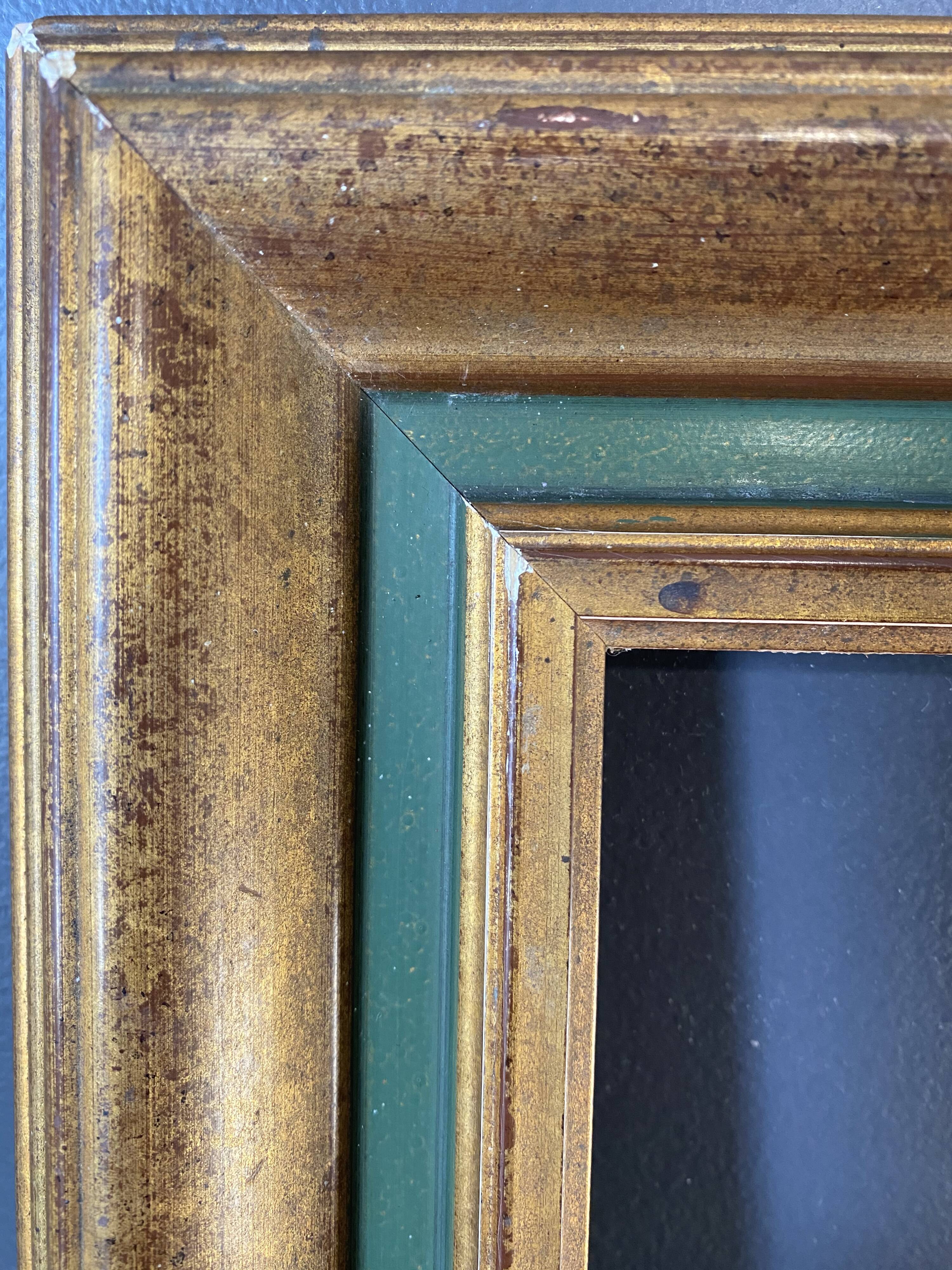 Former large-format wooden frame