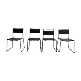 Lot 4 chaises de salle à manger Giandomenico Belotti