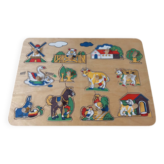 Vintage wooden puzzle