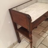 Dressing table with marble