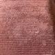 Terracotta corduroy straight sofa