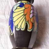 Vase art- deco sign " c.m. bergen "