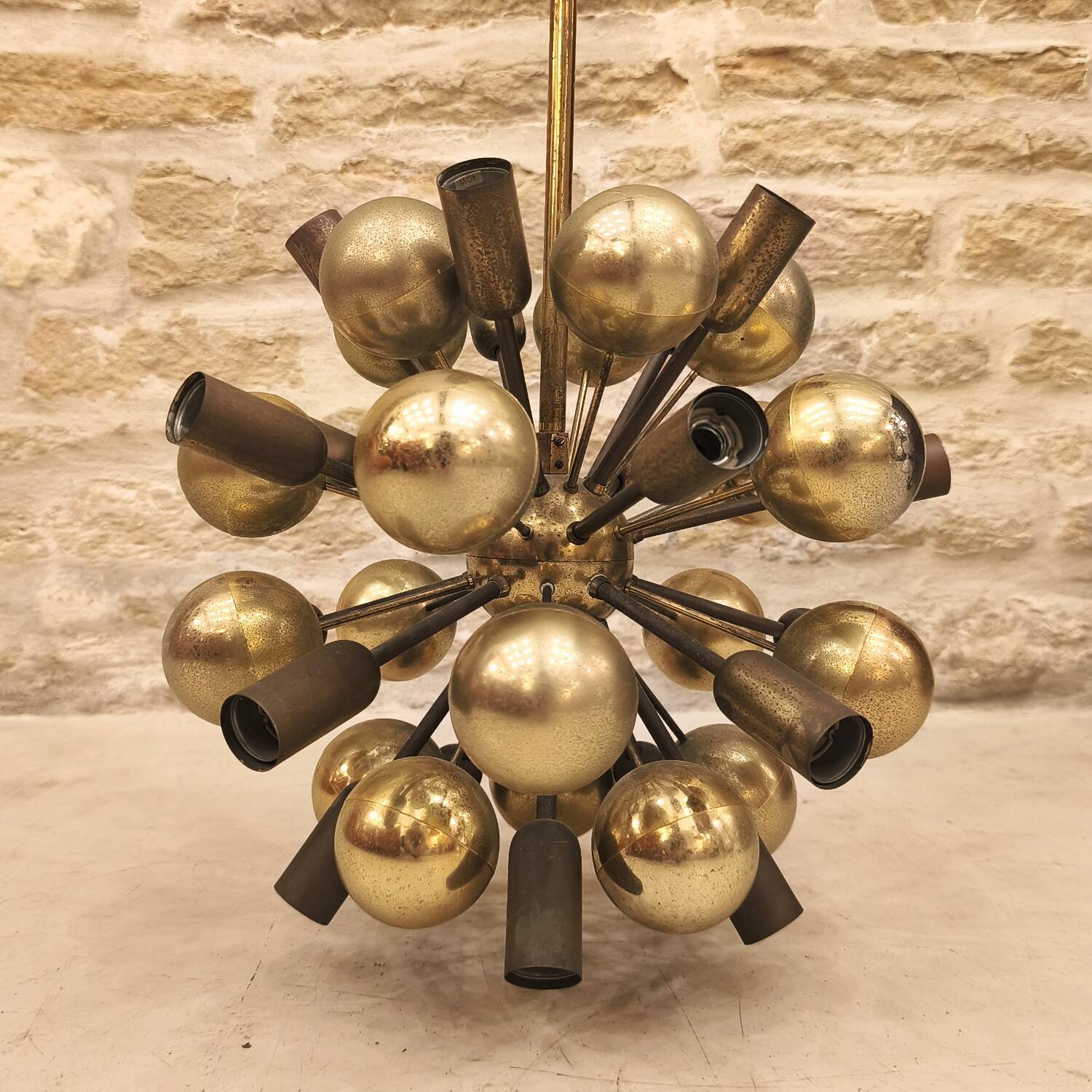 Lustre Atomic design Dorothée Becker edition Cosack Leuchten, 1970