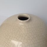 Cracked ceramic ball vase