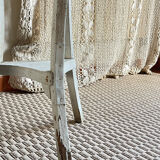 Small side table with an antique finish