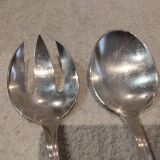 2-piece silver-plated salad serving set by Christofle Albi