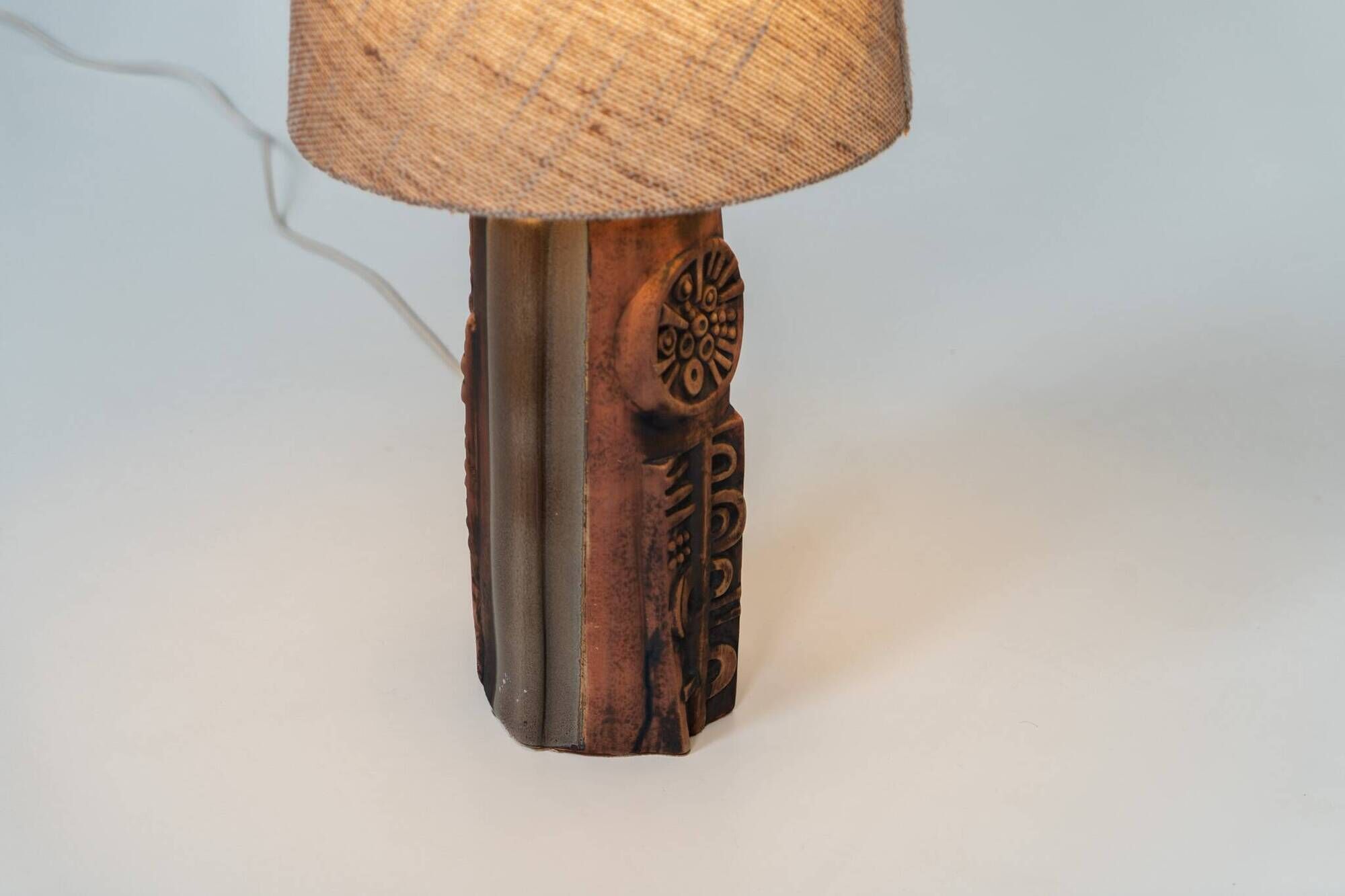 Sculptural “Kennegie” ceramic lamp by Peter Ellery for Tremaen