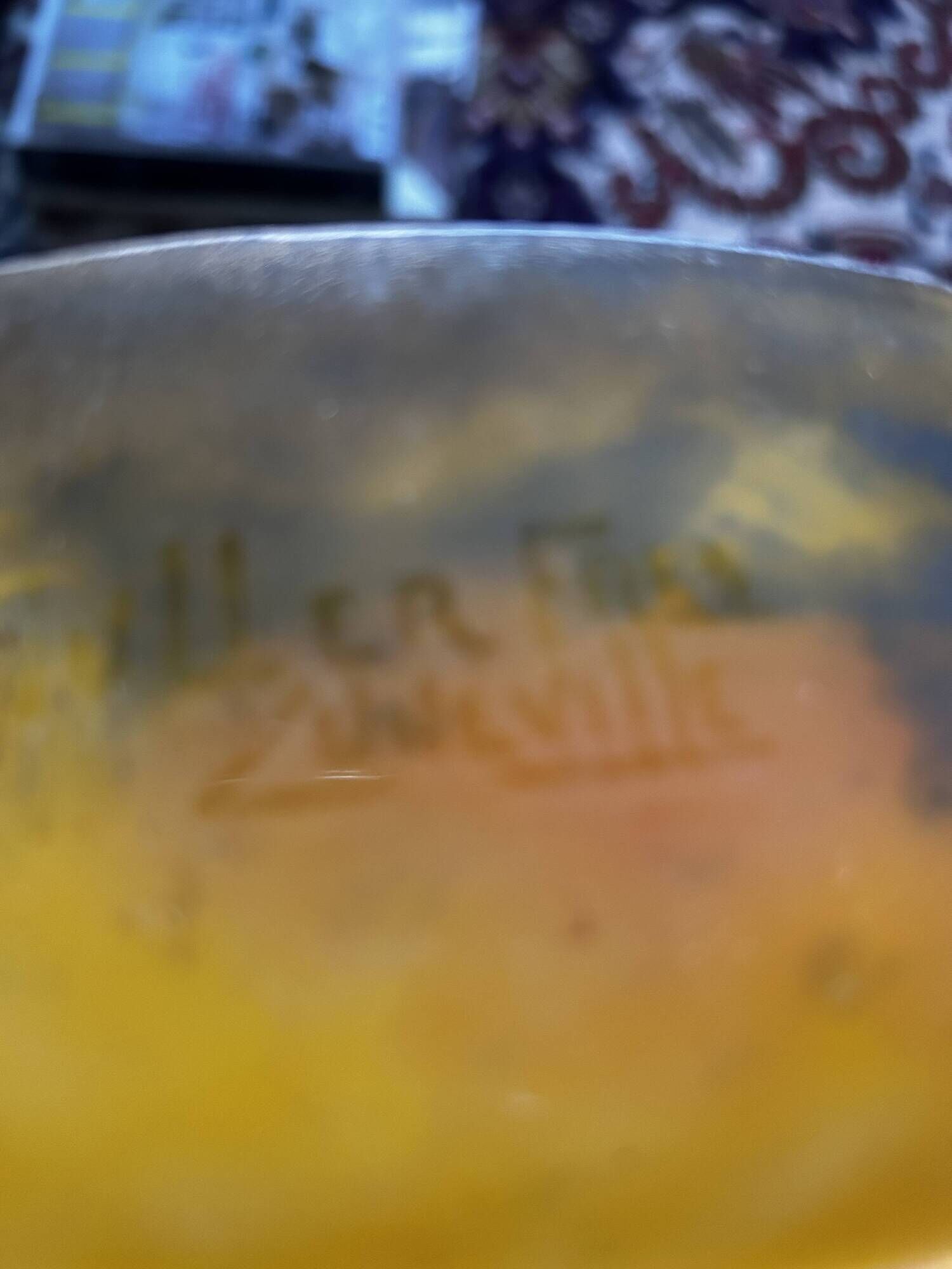 Muller glass paste cup