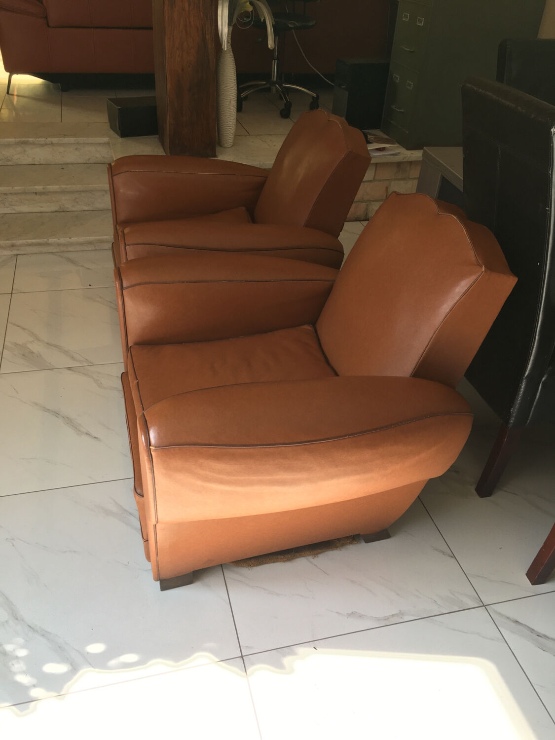 2 Moustache club chairs