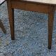 Farm table nineteenth century feet spindles 251cm and its 2 benches