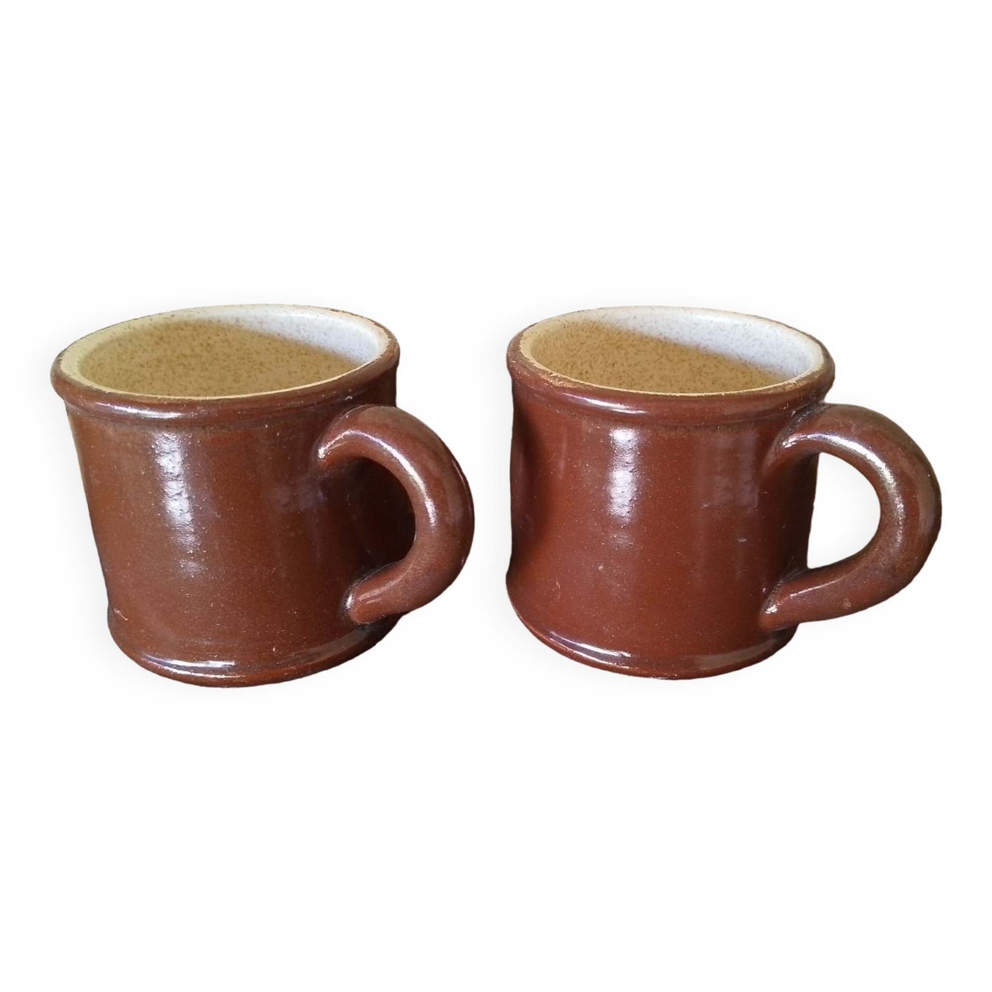 Vintage stoneware mugs