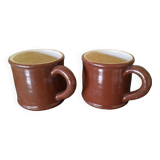 Vintage stoneware mugs