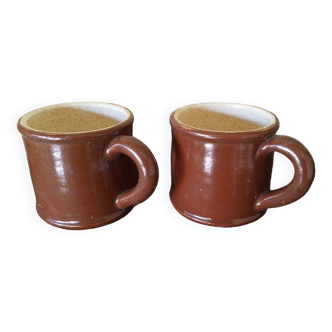 Vintage stoneware mugs