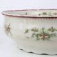 Earthenware salad bowl, Saint Amand & Hamage earthenware factory, Floreal pattern, French manufacturer