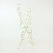 Large Mid Century Steel Plant Holder Stand, Czechoslovakia 1960s