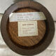 Beaune brandy pitcher in solid oak with brass rims 1970s