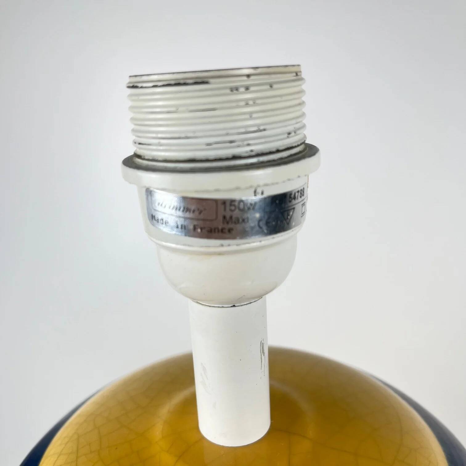 Large ceramic table lamp signed L. Drimmer – 1950s/60s