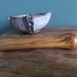 Mortar, ashtray, empty pocket, stoneware signed Les poteries de la Vallée Noire