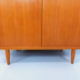 Vintage Scandinavian-style teak wardrobe from the 1960s