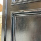 Napoleon 3 walnut window glass cabinet