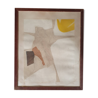 Lithographie Bernard Munch