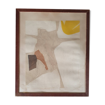Lithographie Bernard Munch
