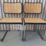 Pair of chairs Cesca B32 Marcel Breuer