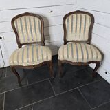 Paire de chaises style Louis XV