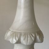 Large white marble lamp